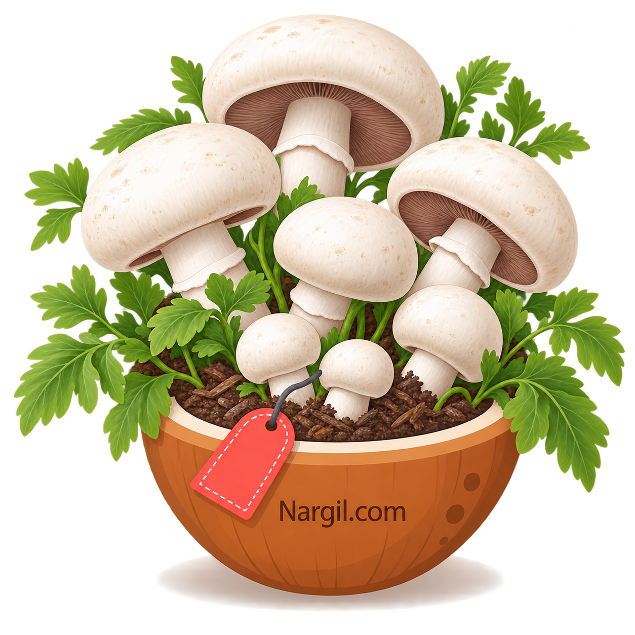 Nargil_Agaricus bisporus